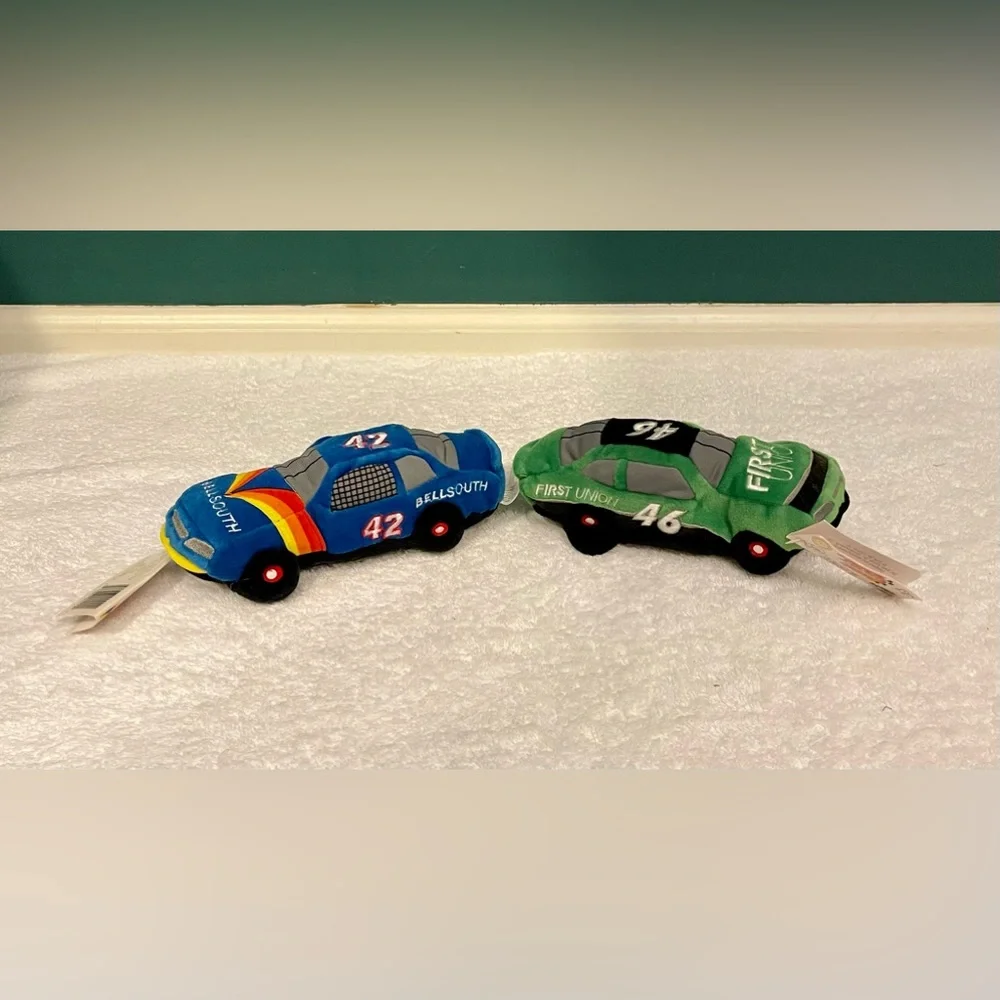 Lot of 4 NASCAR Beanie Racers #3, #13, #42 & #46. Displayed only.• - Picture 6 of 12